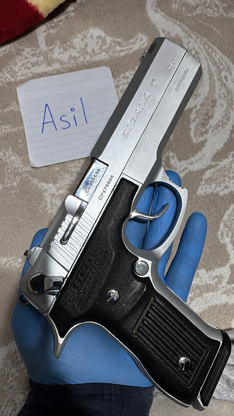 TİSAŞ Zigana T – (ORİJİNAL) 9x19mm Tam Boy Çelik Tabanca