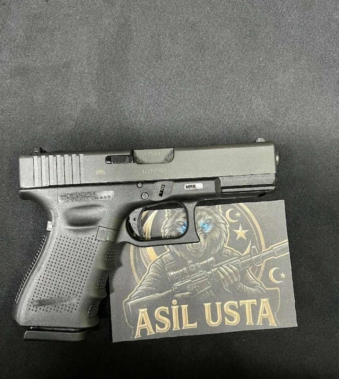 Glock 19 Gen 4 – CNC İşlemeli "A Kalite" Custom Seri